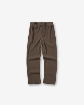 Ribbed Hybrid Pant - Clove Flexible Performance