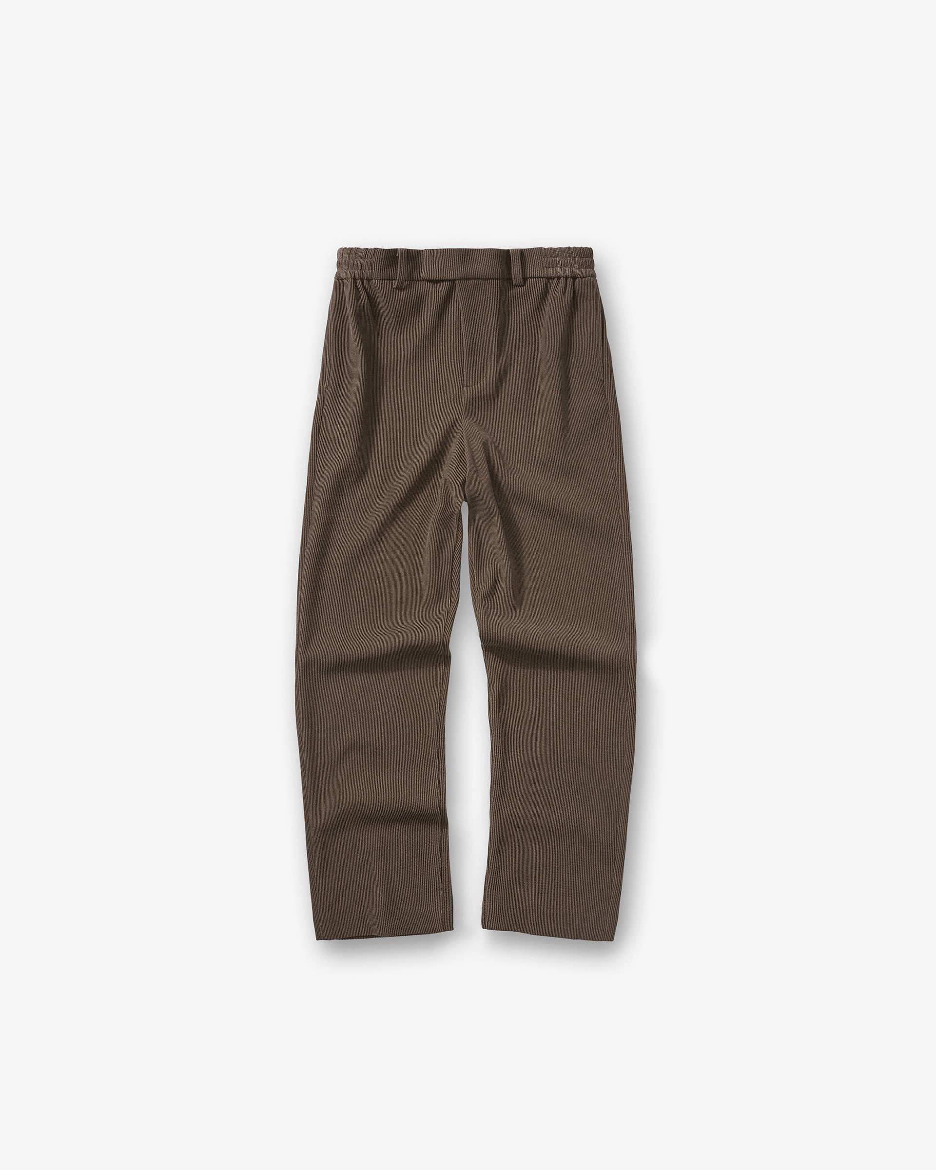 Ribbed Hybrid Pant - Clove Flexible Performance