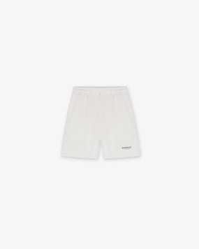 Four Way Stretch Fabric Represent Owners Club Mesh Shorts - Flat White