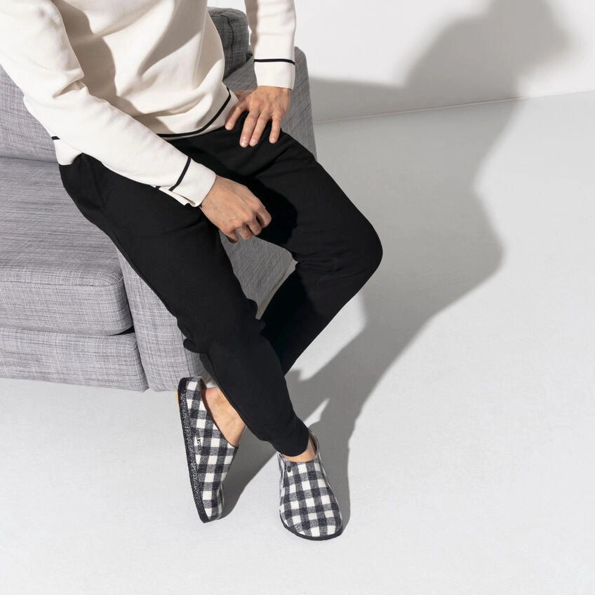 Birkenstock Zermatt Shearling (Women's) - Plaid White Instant Style