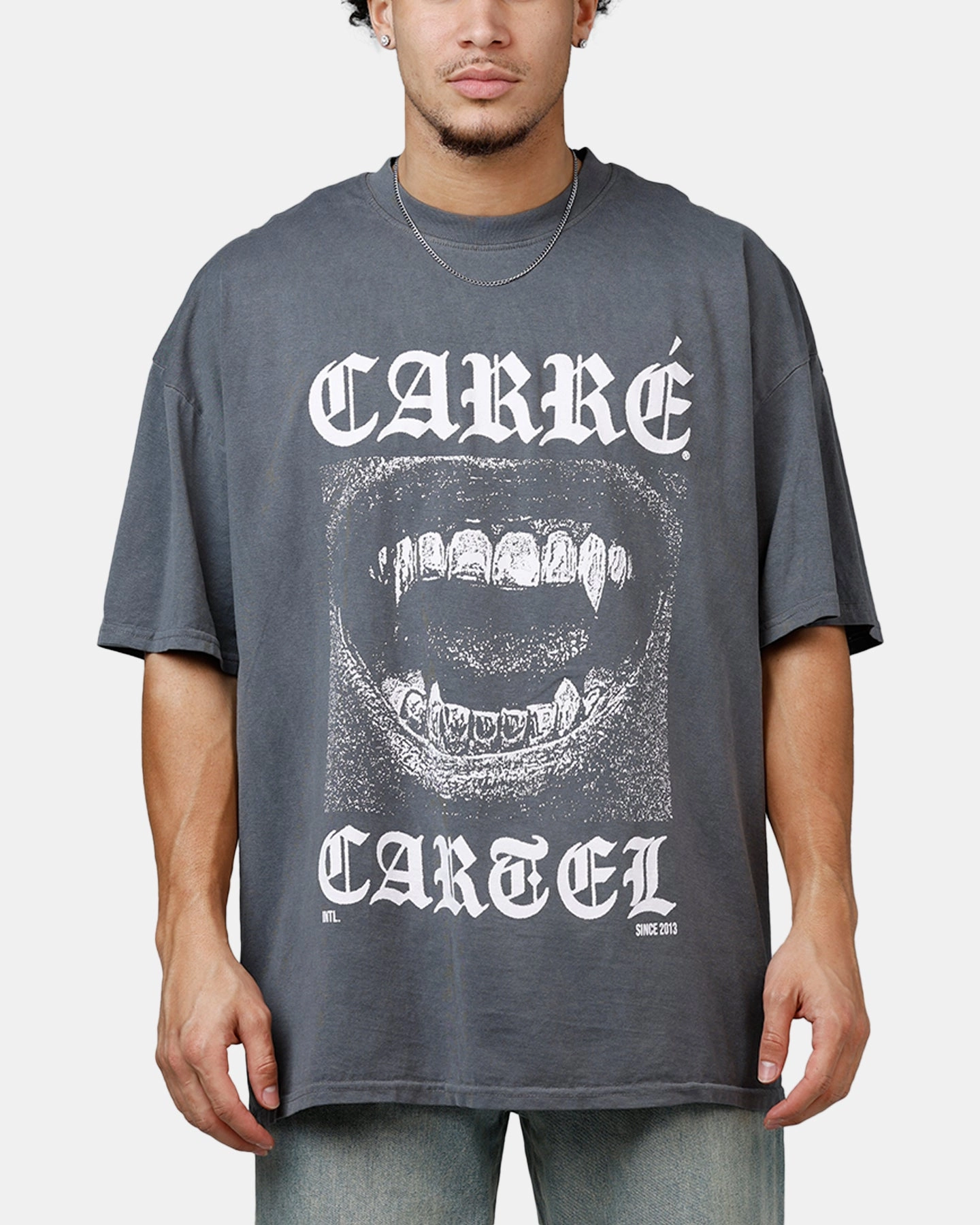 Summer Sweater Carre Cartel T-Shirt Washed Charcoal