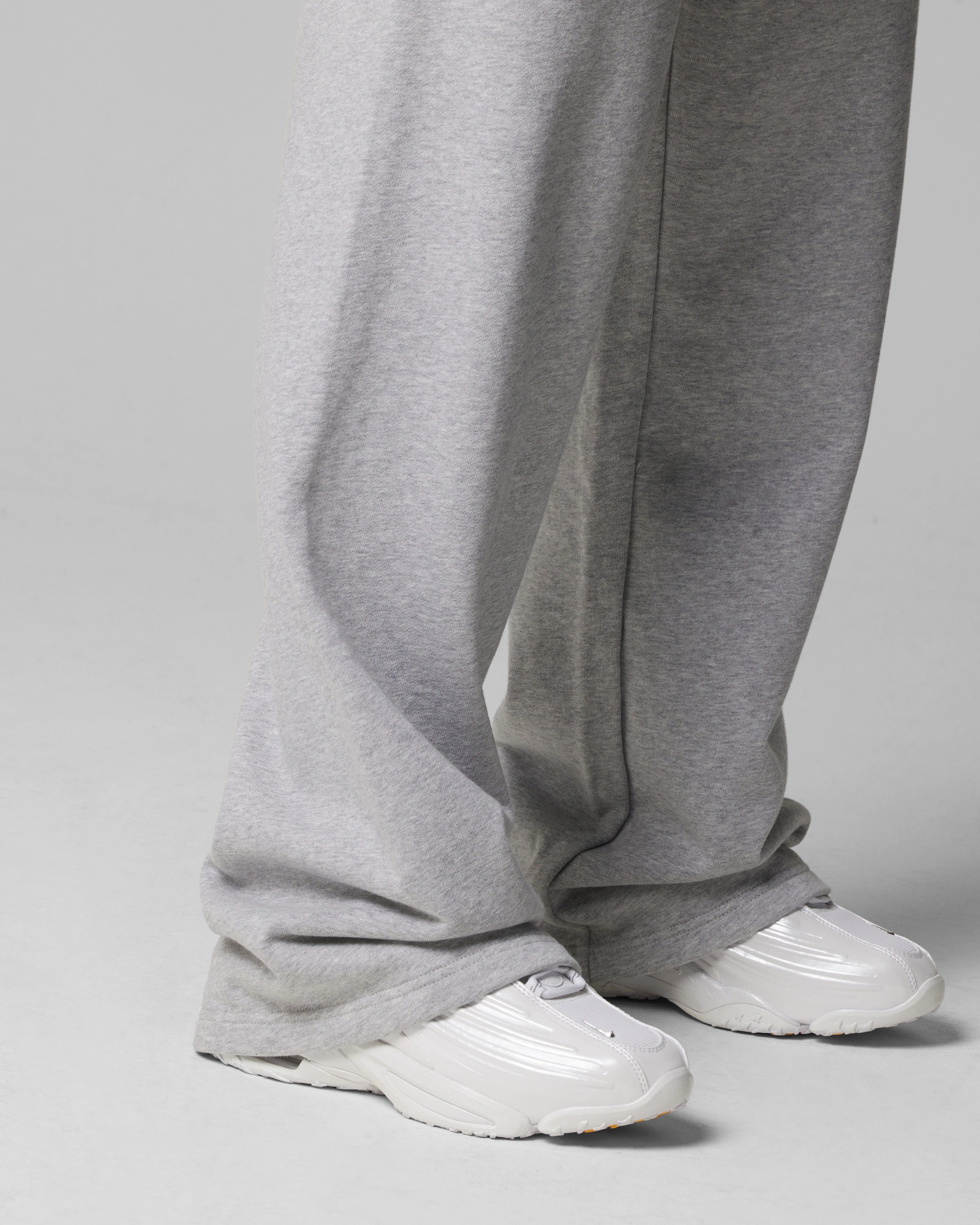 Loiter Protective Wide Leg Track Pants Grey Core Cut Side Pockets