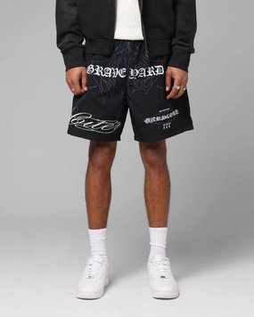 Loiter Hardcore Walk Shorts Black Tough Materials
