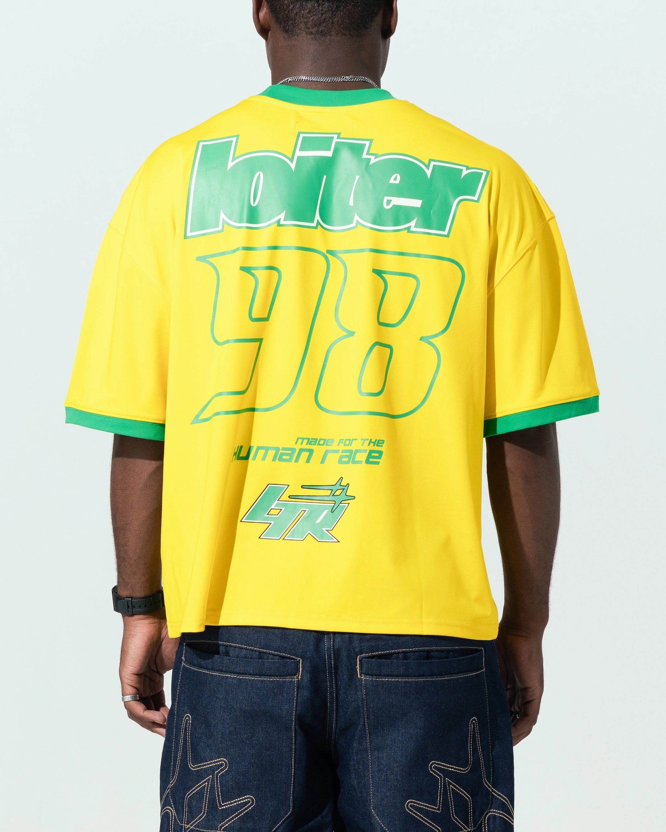 Adjustable Hem Toggles Everyday Look Loiter Tournament Jersey Yellow/Green
