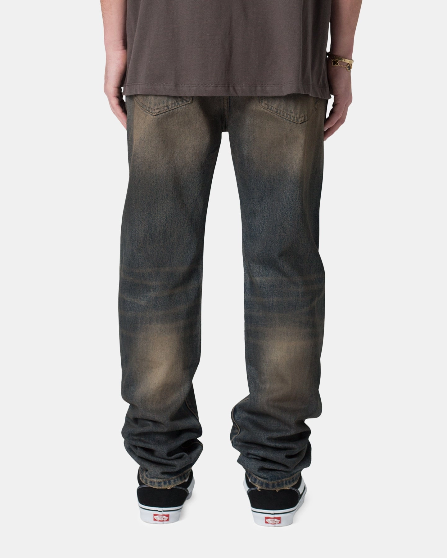 Urban Style MNML V380 Baggy Denim Jeans Rust