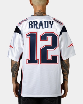 Mitchell & Ness New England Patriots Tom Brady #12 2000 Jersey White Built In Filter Layer