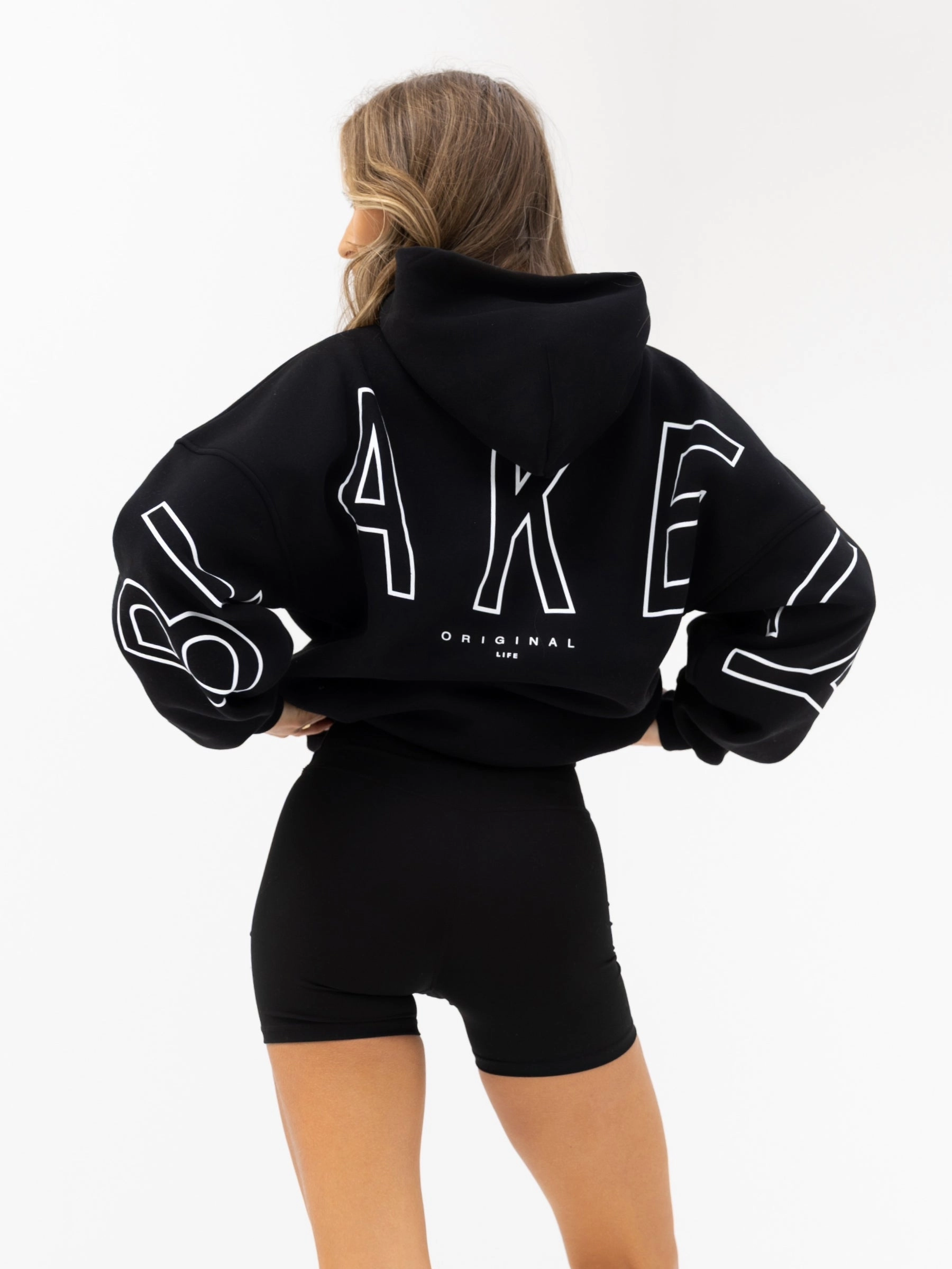 Outline Isabel Oversized Hoodie - Black Quick Drying Everyday apparel