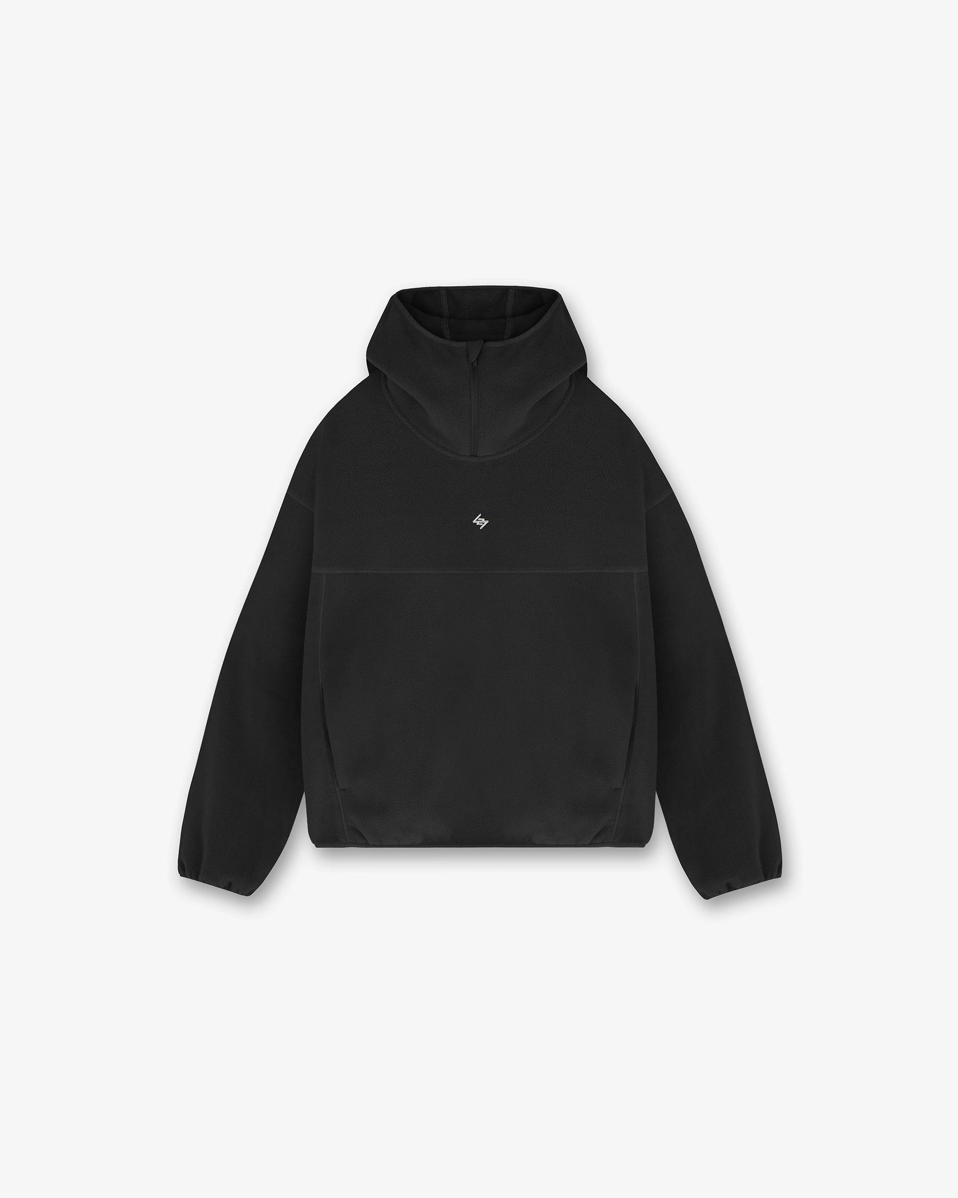247 Fleece Hoodie - Black Breathable wear Simple Look