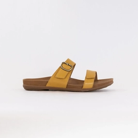 Anatomical Toe Ridge City Ready Dansko Justine (Women's) - Yellow Calf Leather