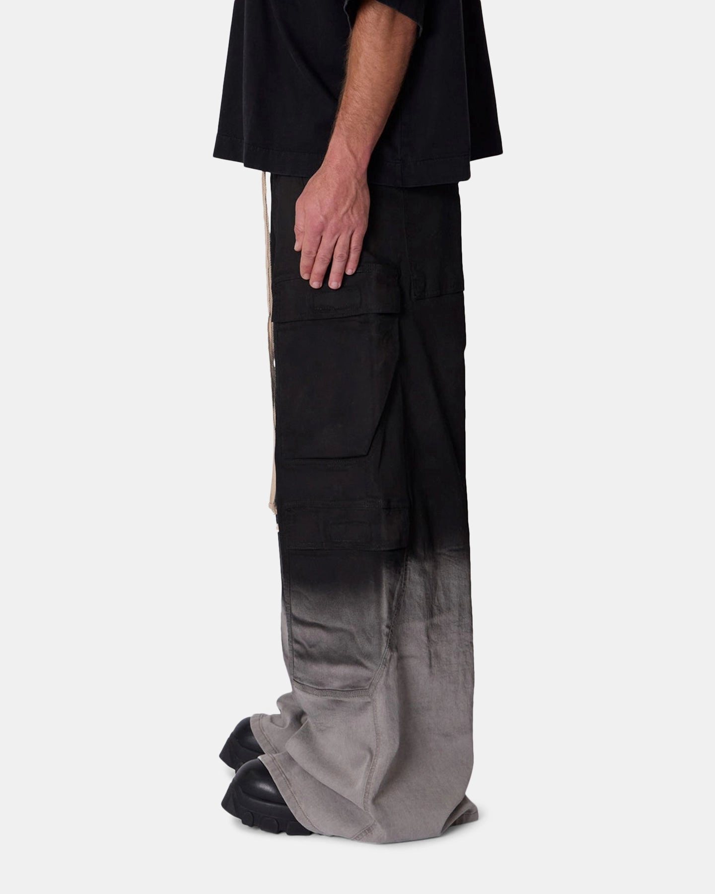 MNML K13 Rave Double Cargo Pockets Black/Grey Ultra Soft