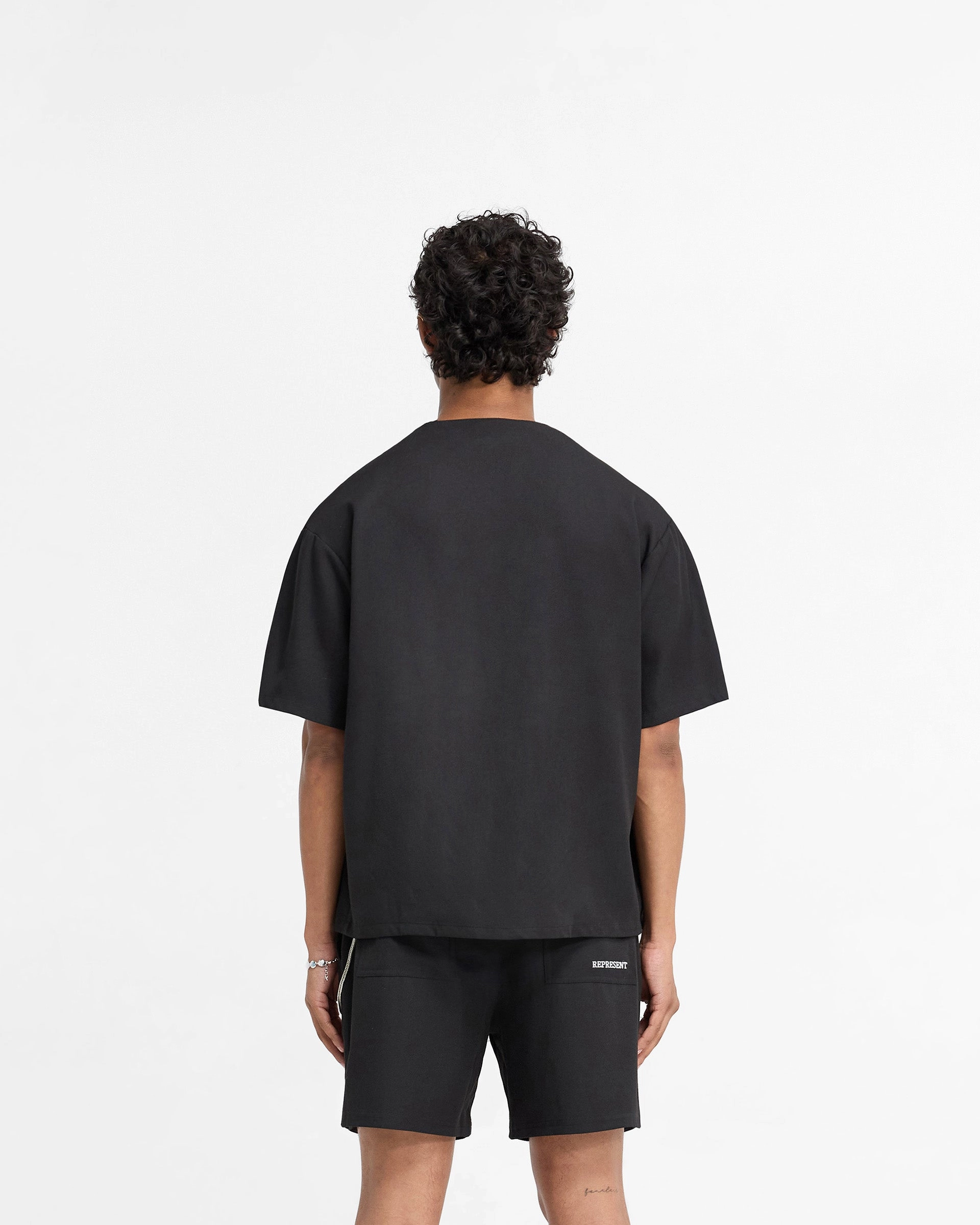 Baseball Shirt - Black Versatile Layer