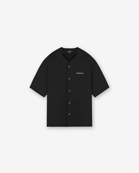 Friends Meetup Premium Fabric Baseball Shirt - Black