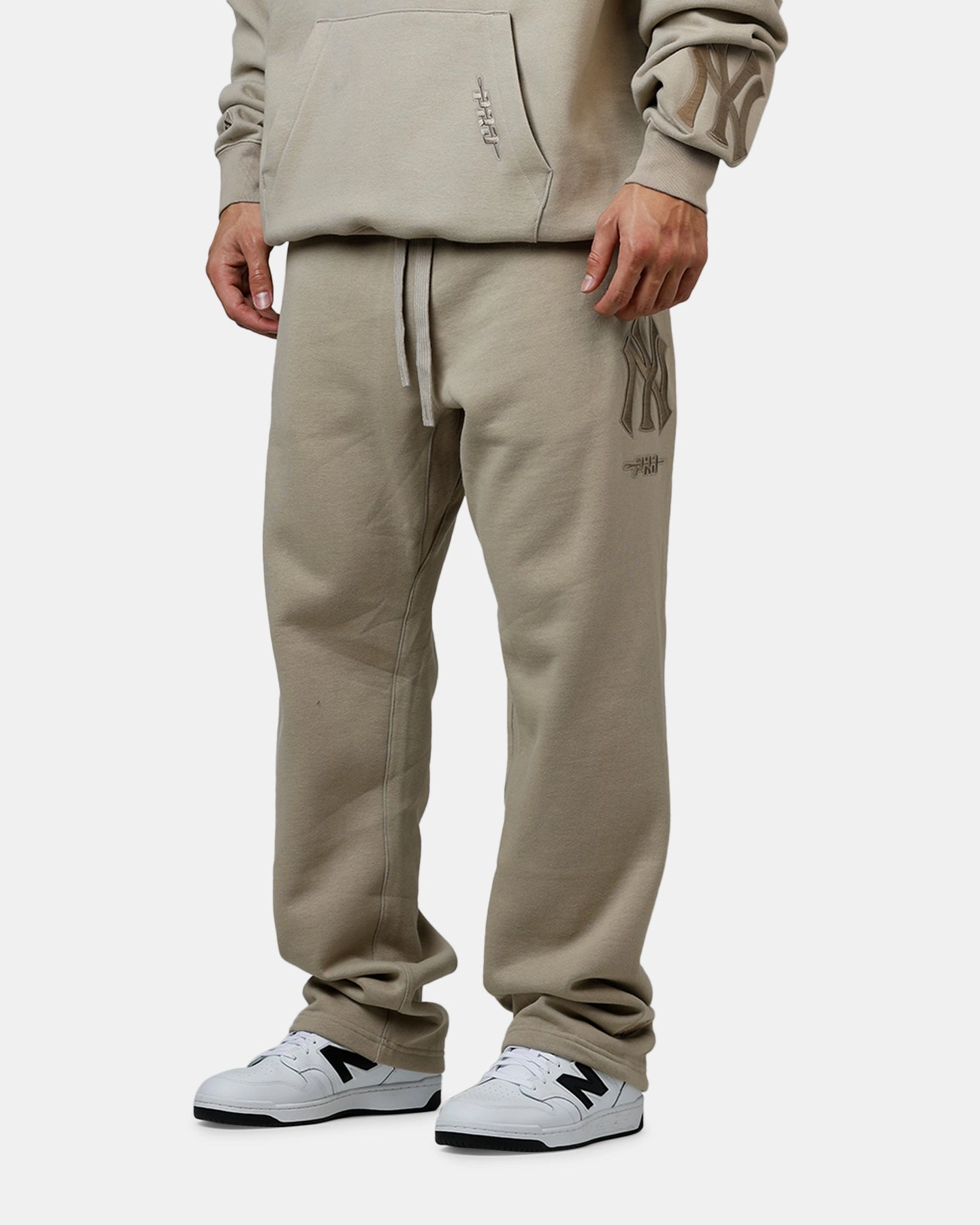 Pro Standard New York Yankees Wingspan Pants Taupe Stretchable Comfort