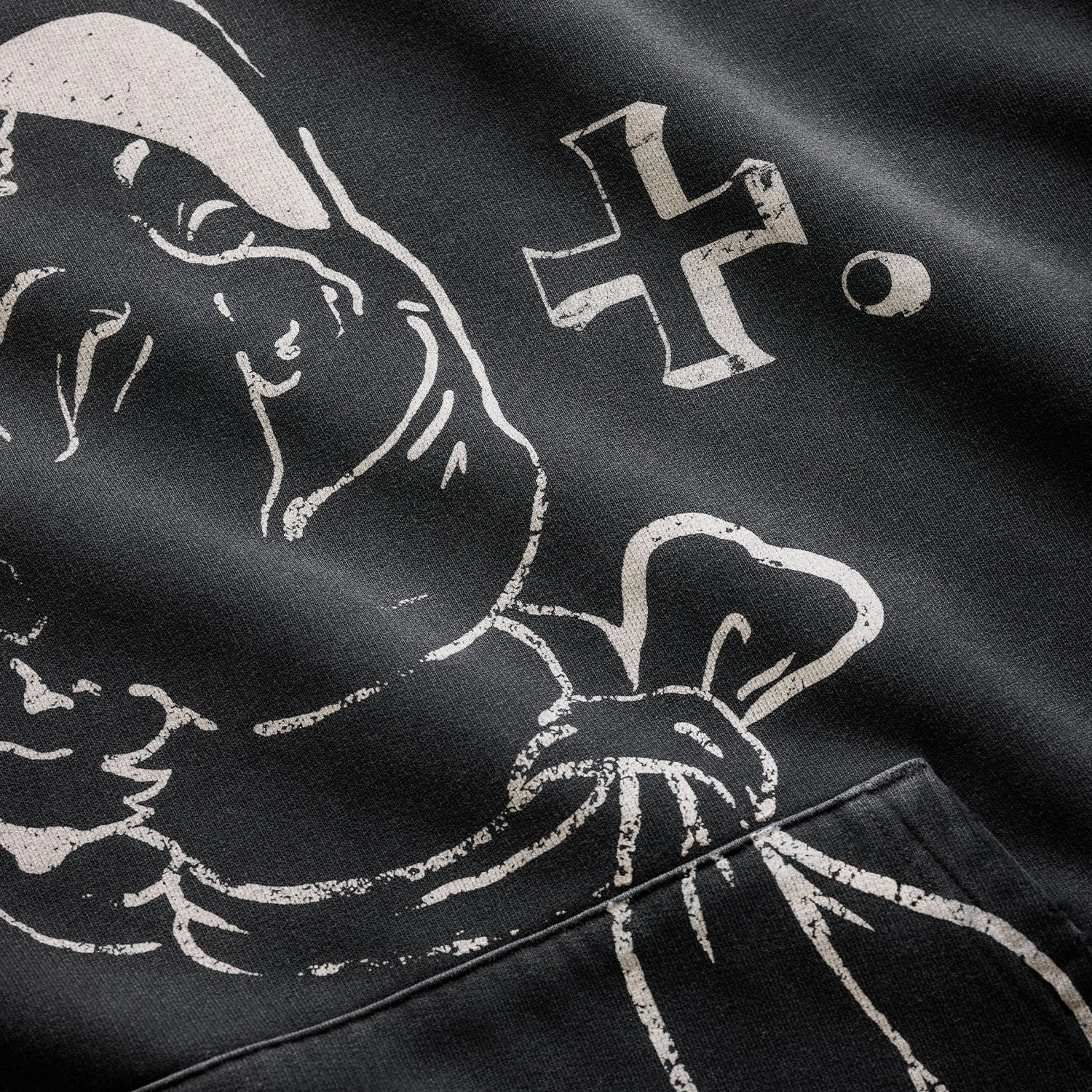 Sport Ready Rizla Soldier Vintage Black Hoodie