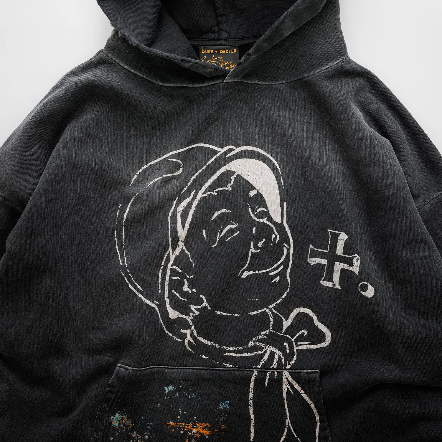 Rizla Soldier Vintage Black Hoodie Lounge Comfort