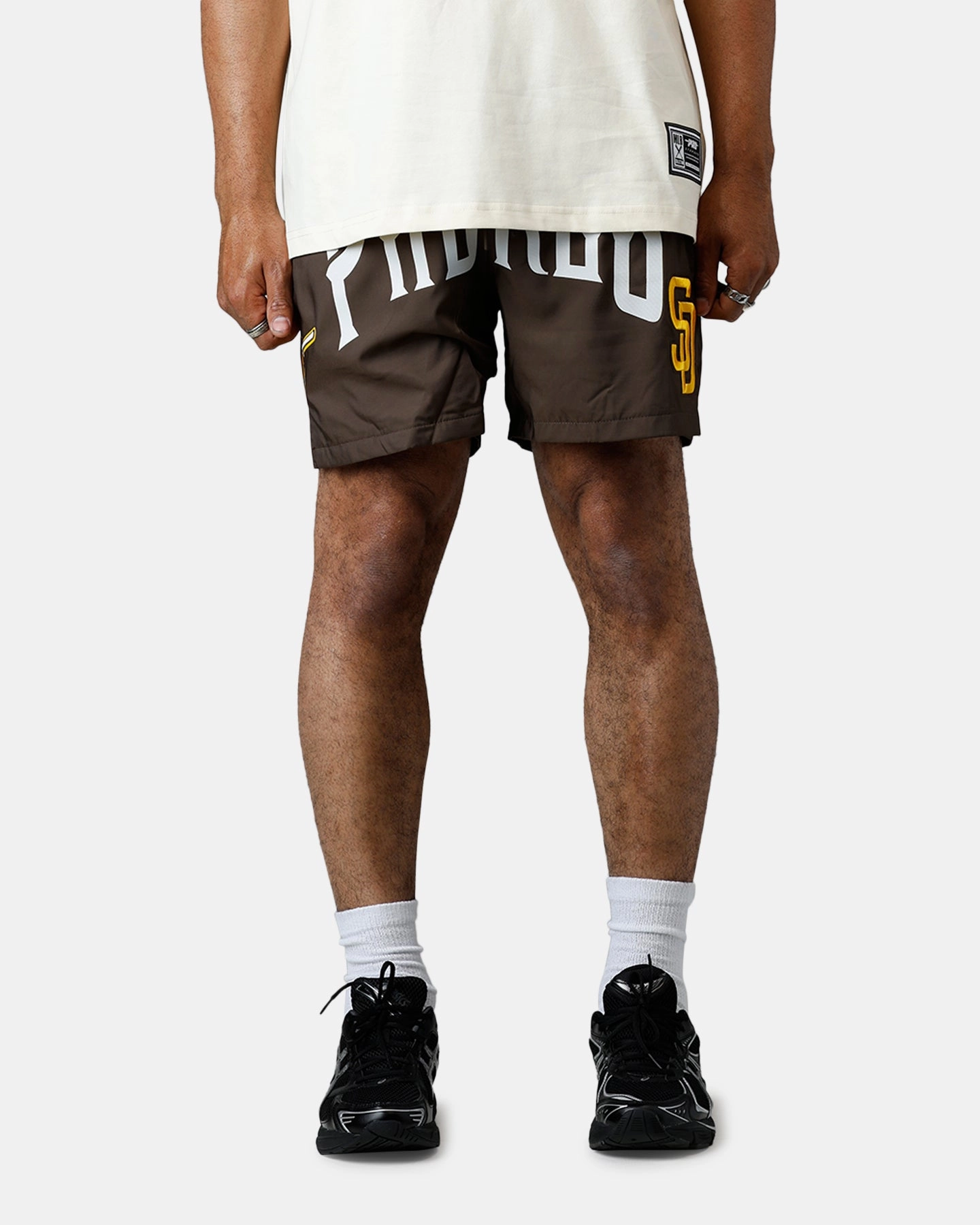 Pro Standard San Diego Padres City Tour 2.0 Shorts Brown Urban Cool Soft Waistband