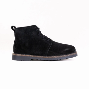 Birkenstock Uppsala Mid Shearling (Women's) - Black Built For Work