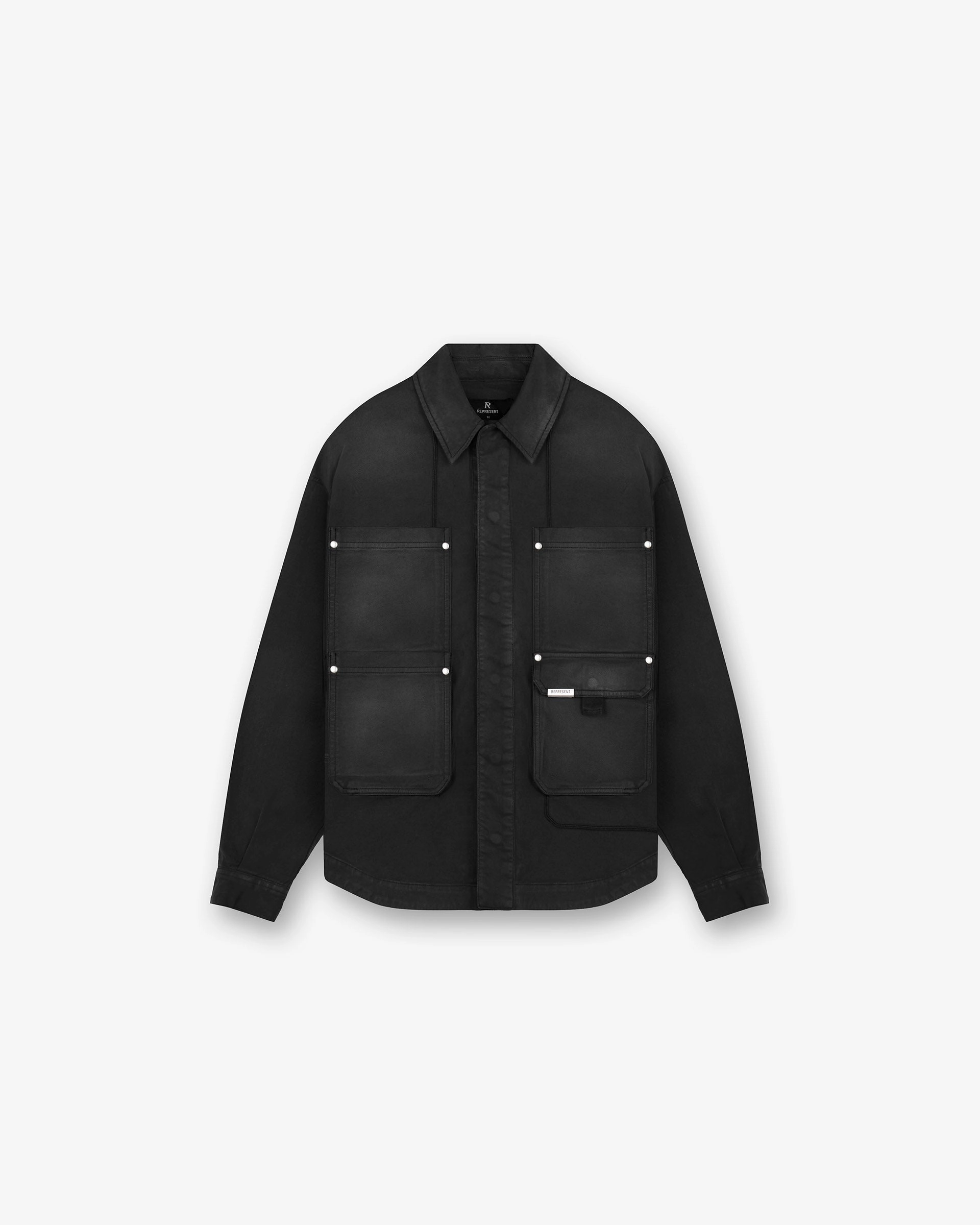 Workshop Shirt - Washed Black Trendy designs