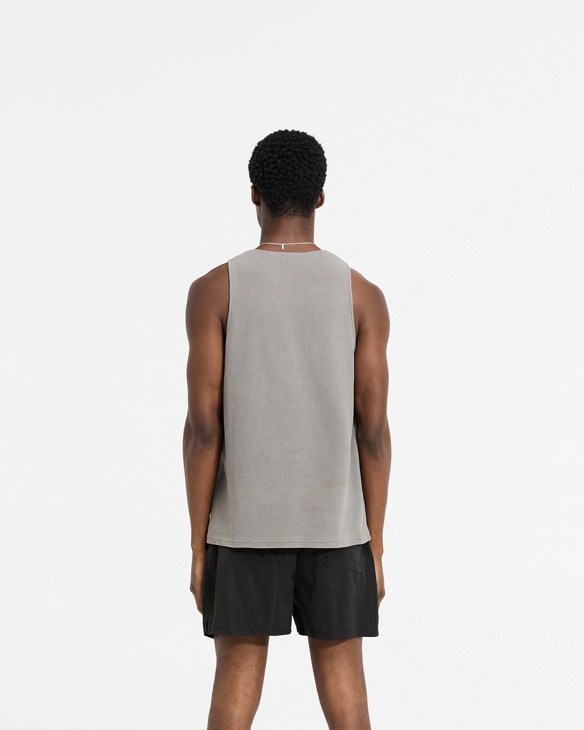 Lightweight Style Waffle Vest - Ultimate Grey