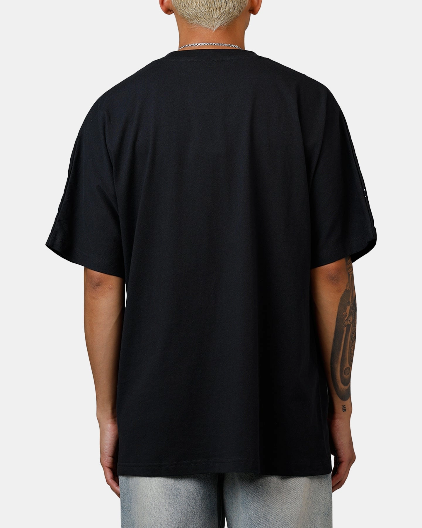 Mitchell & Ness Los Angeles Lakers Skyline T-Shirt Faded Black Soft Hoodie