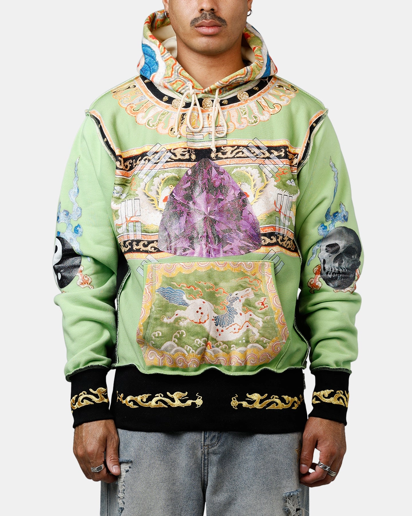 ABC Birthstone Hoodie Light Green AntiOdorTreatment