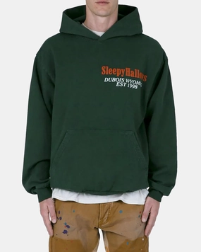 MNML Neon Cowboy Hoodie Ivy Antimicrobial Treatment RubberizedGrip