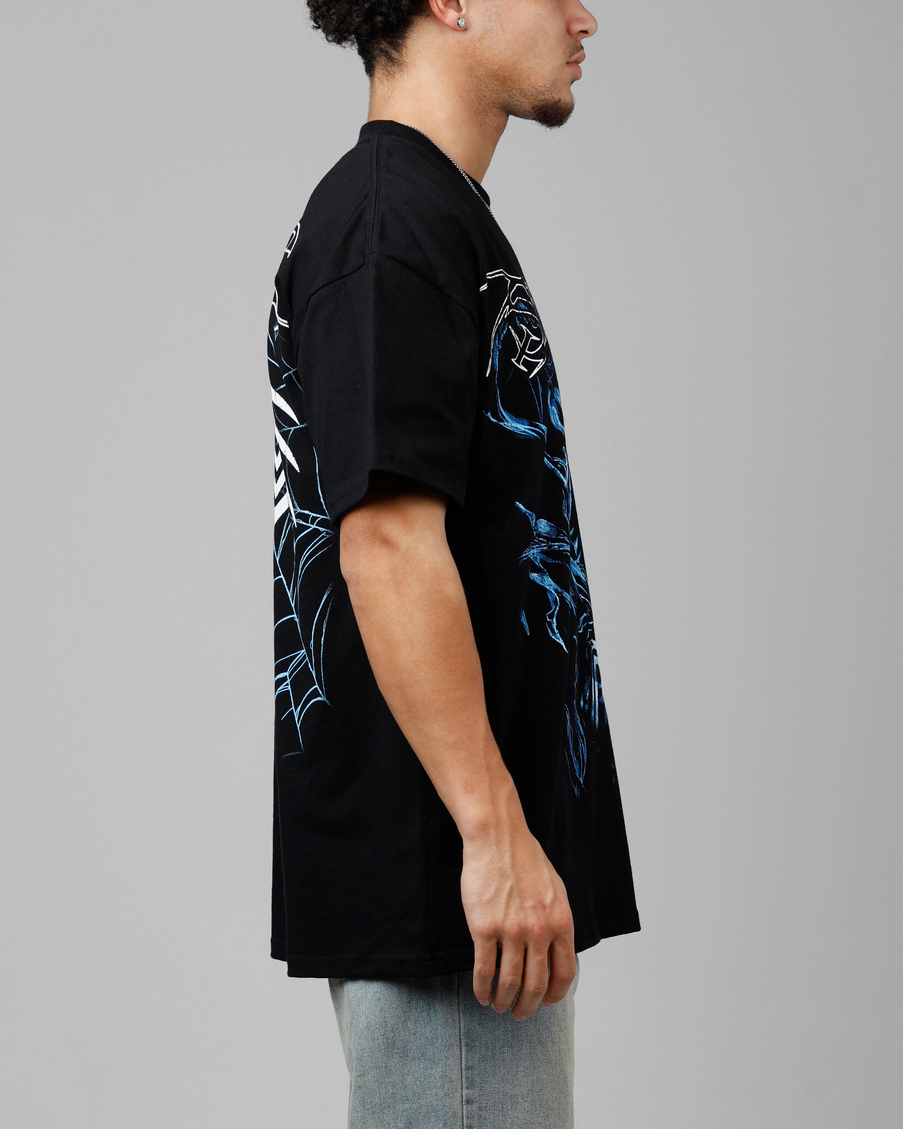 Loiter Marvel Spider-Man Symbiote Heavyweight T-Shirt Black simple design Formal top