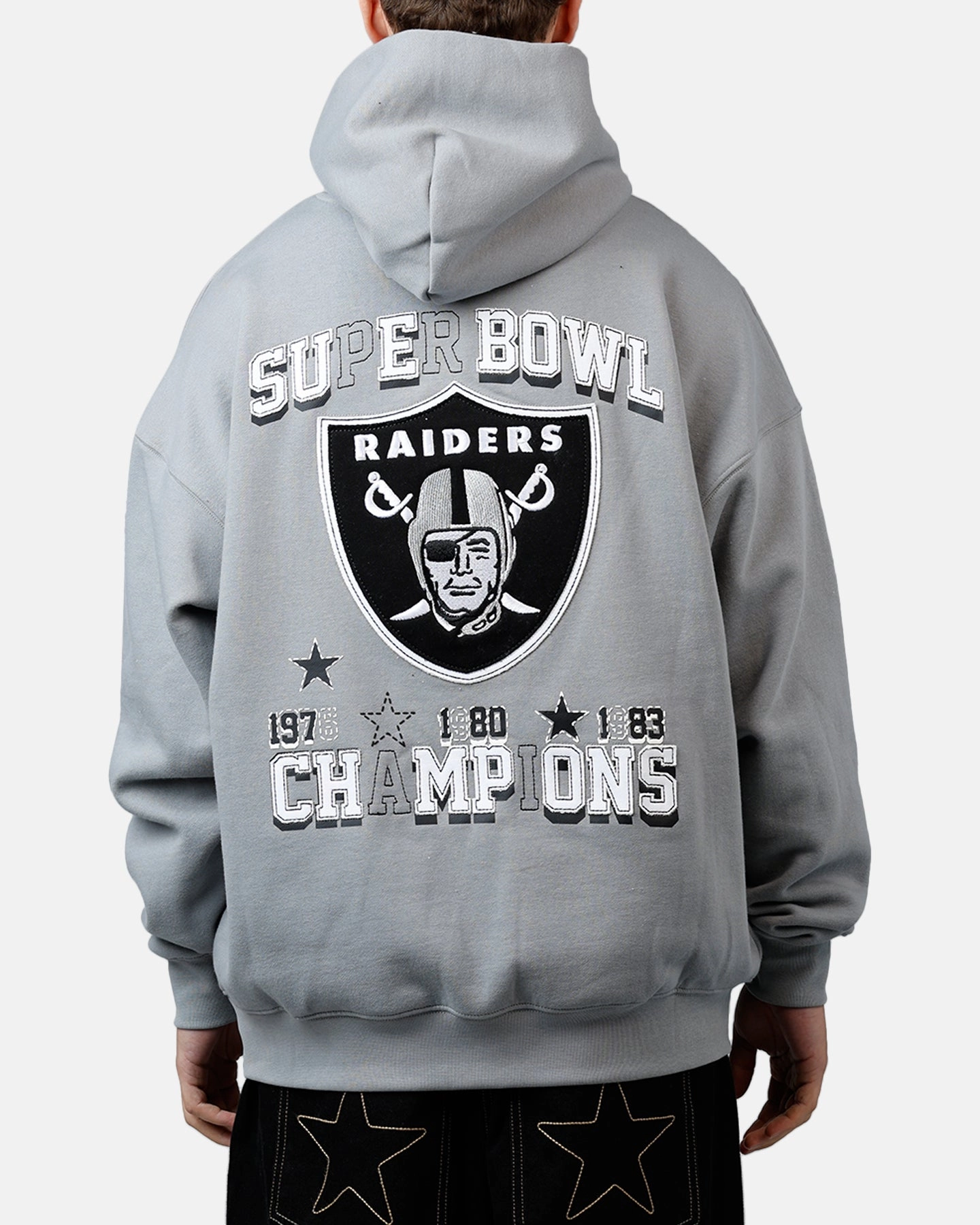 EcoFriendly Dye Pro Standard Las Vegas Raiders Kickoff Hoodie Grey