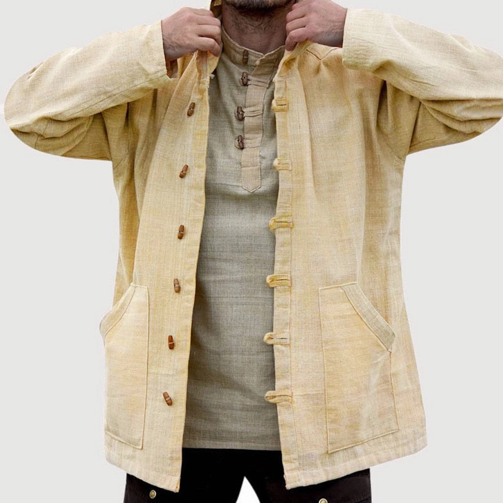 crew neck Weekend Style Trend West Louis? Ethnic Style Linen Shirt