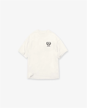 MultipurposeCuffs Crest T-Shirt - Flat White