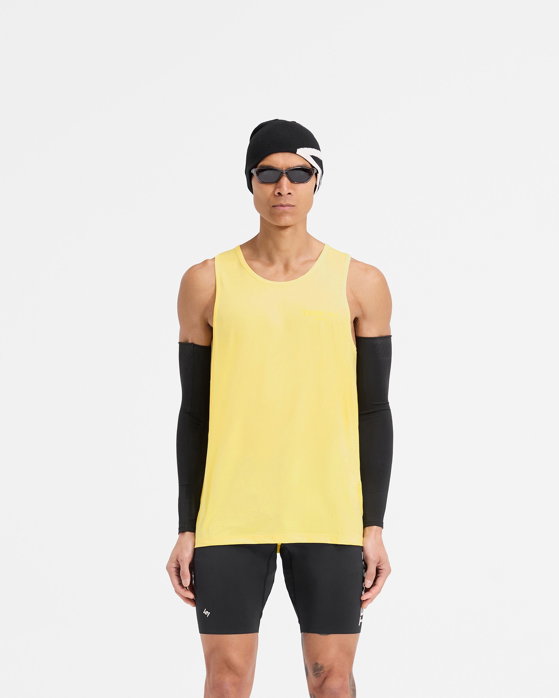 Modern Fit Team 247 Run Vest - Lemon