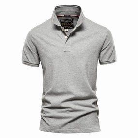 West Louis? Men Classic Cotton Business Polo Shirt Soft Fabric
