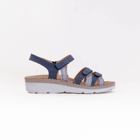 La Plume Fiesta (Women's) - Denim Flexible Sole