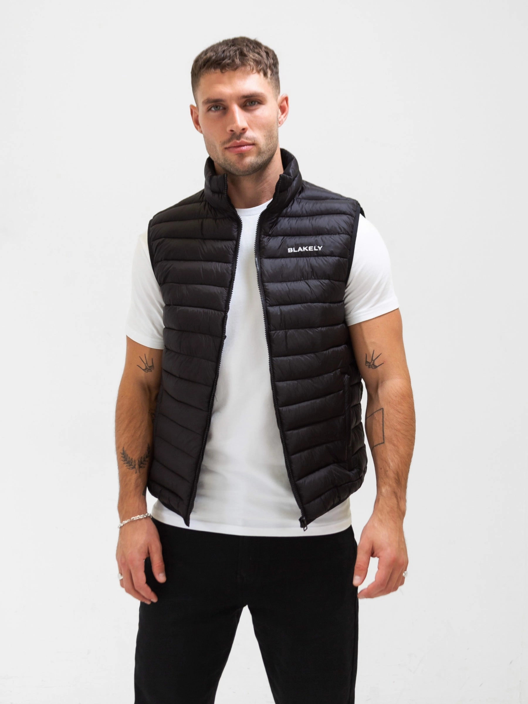 Ellis Lightweight Gilet - Black Quick Dry Coating Breathable City Style