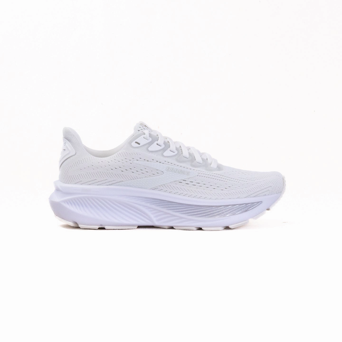 Brooks Ghost 17 (Women??s) - White/White/Grey traction - enhanced running gear Speed Response