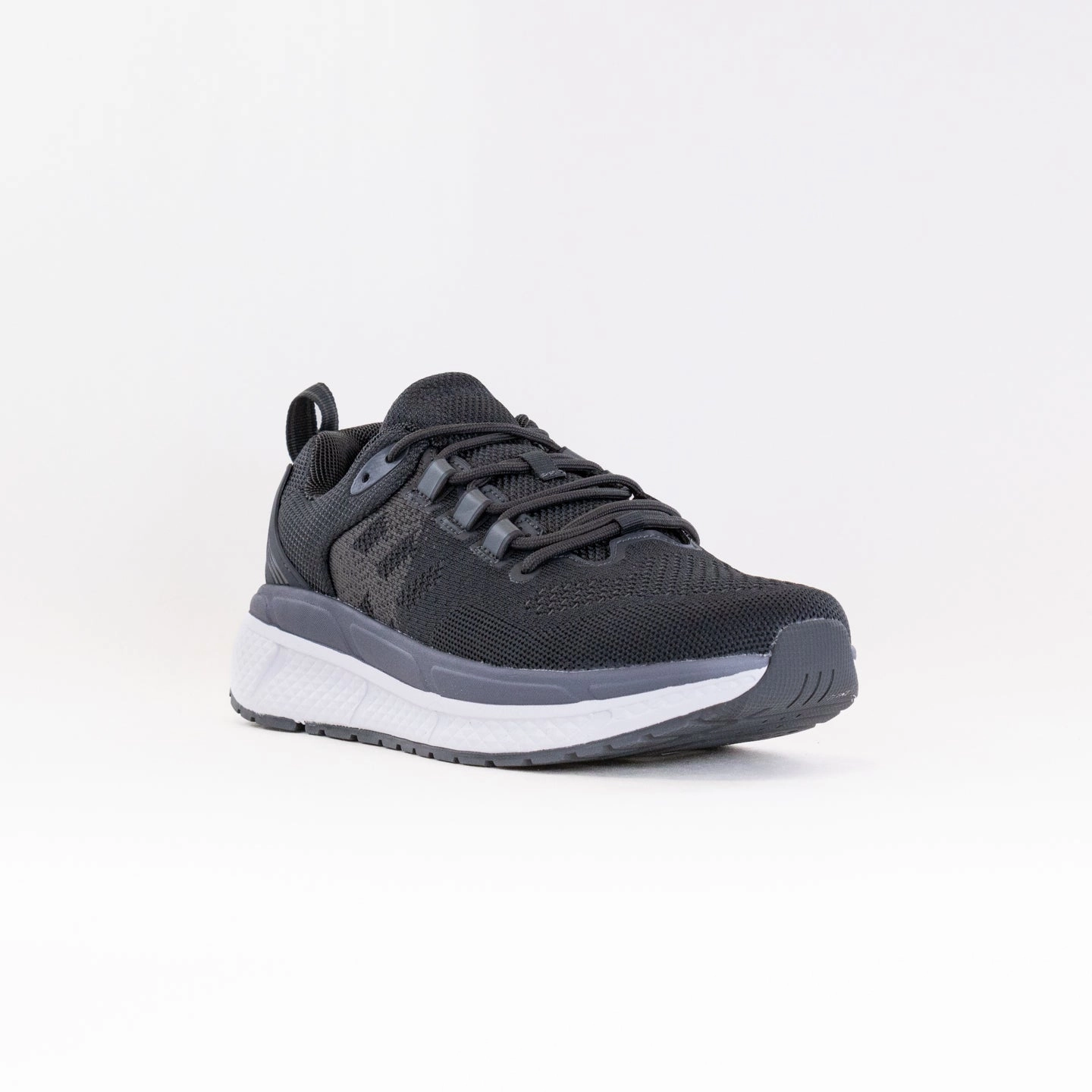 Propet Ultra 267 (Men's) - Gunsmoke/grey formal - looking running shoes perforated upper