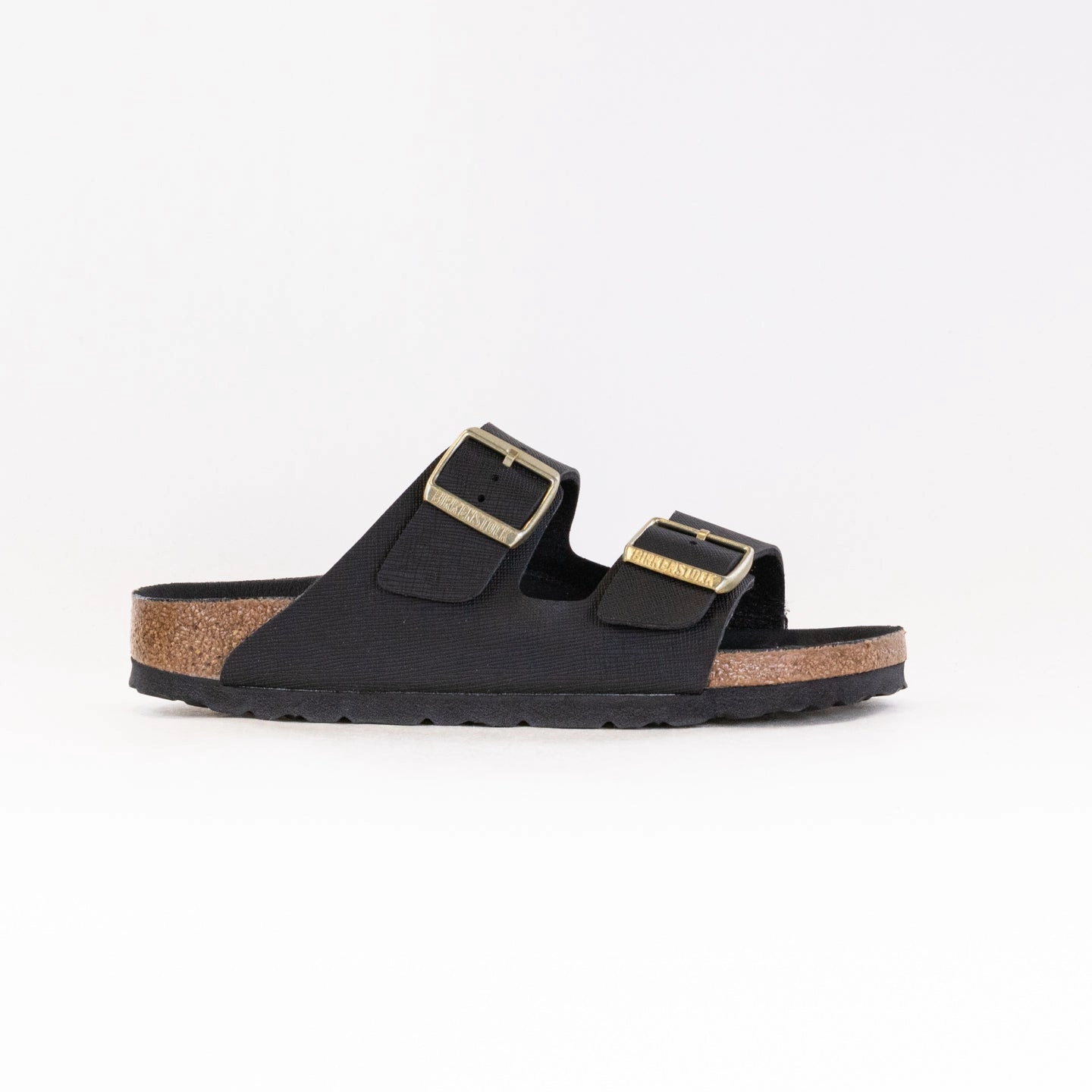 Y Strap Design Birkenstock Arizona Birko-Flor (Women's) - Saffiano Black
