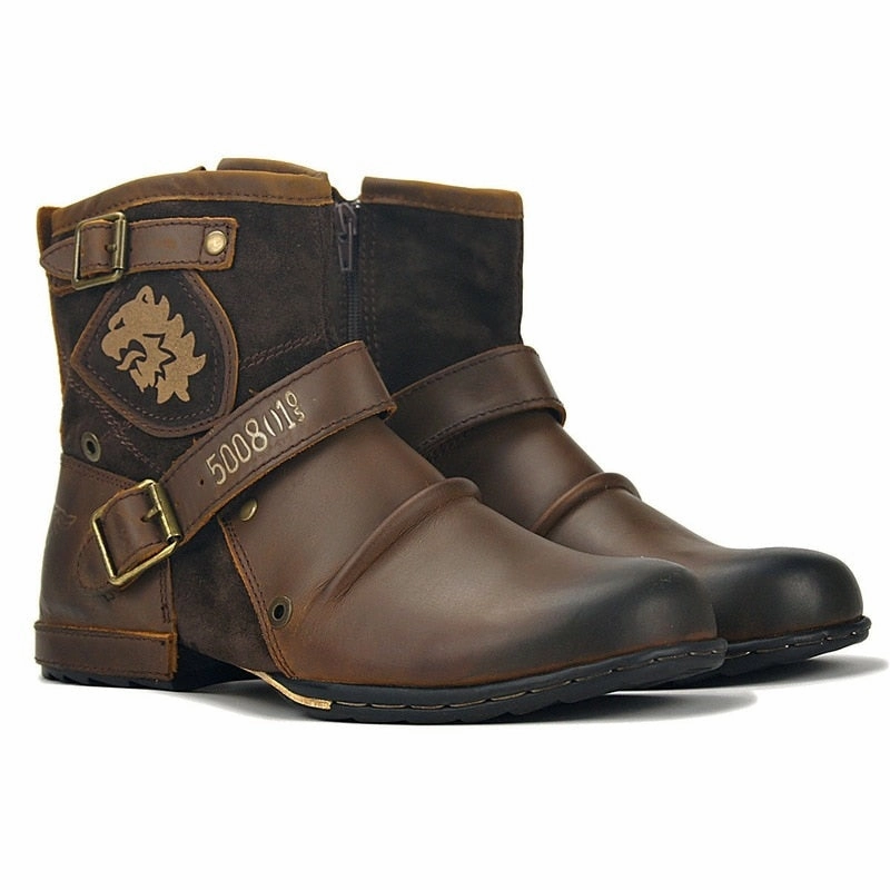 Western Ride Mud Resistant Weekend Wanderer West Louis? Western Cowboy Buckle Ankle Martin Boots