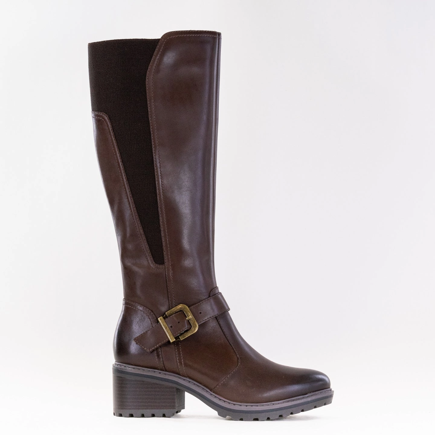 Eco Material Comfort Seeker Salvia Mabel (Women's) - Brown Calf Leather