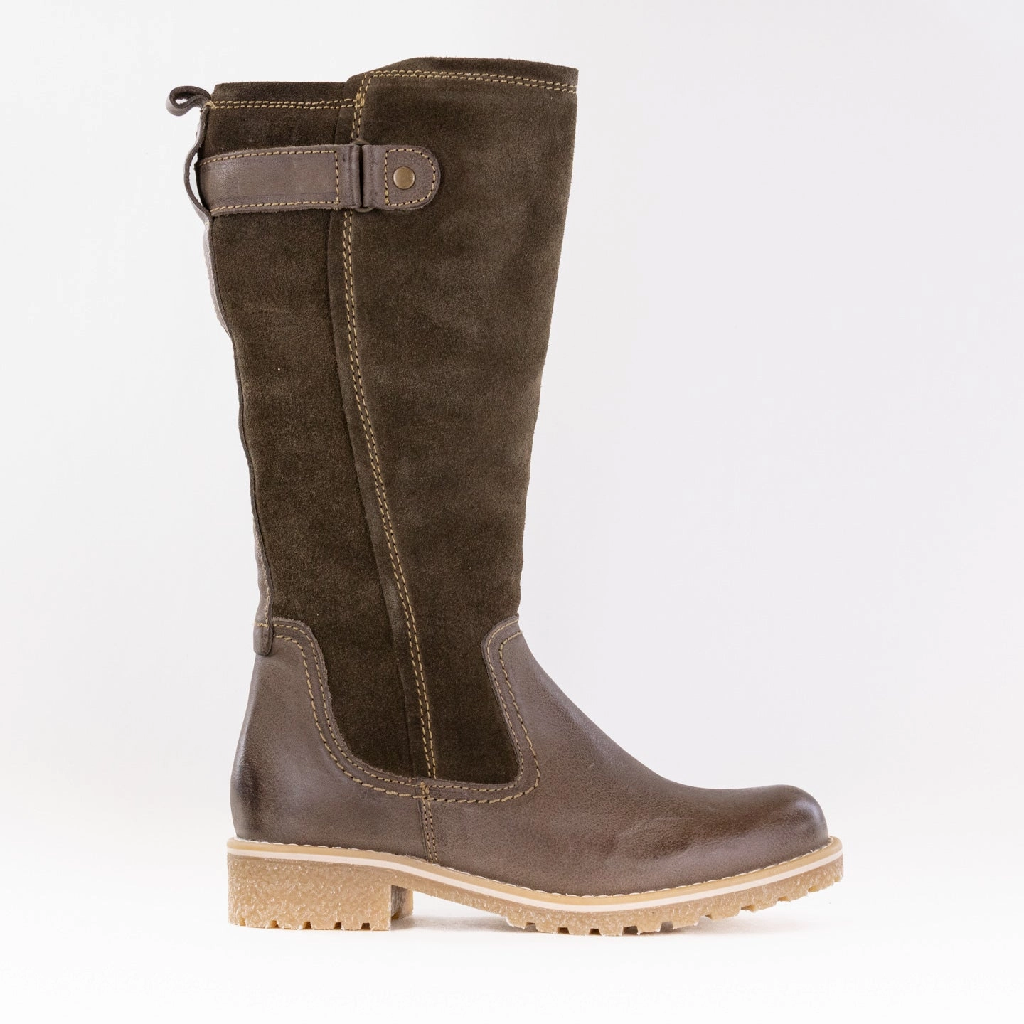 Comfortable Boots Farm Ready Eric Michael Marcella (Women's) - Khaki