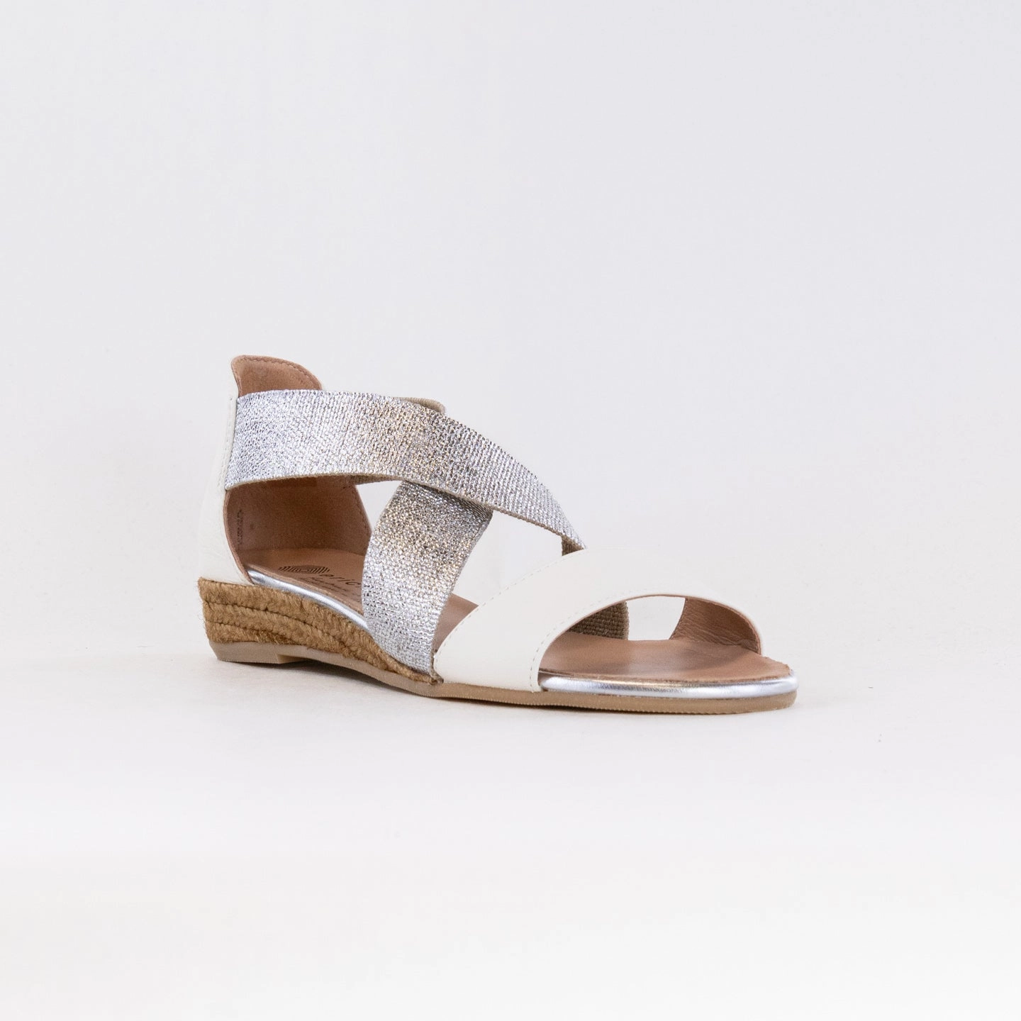 Cushioned Footbed Design Eric Michael Mia Sandal (Women's) - White