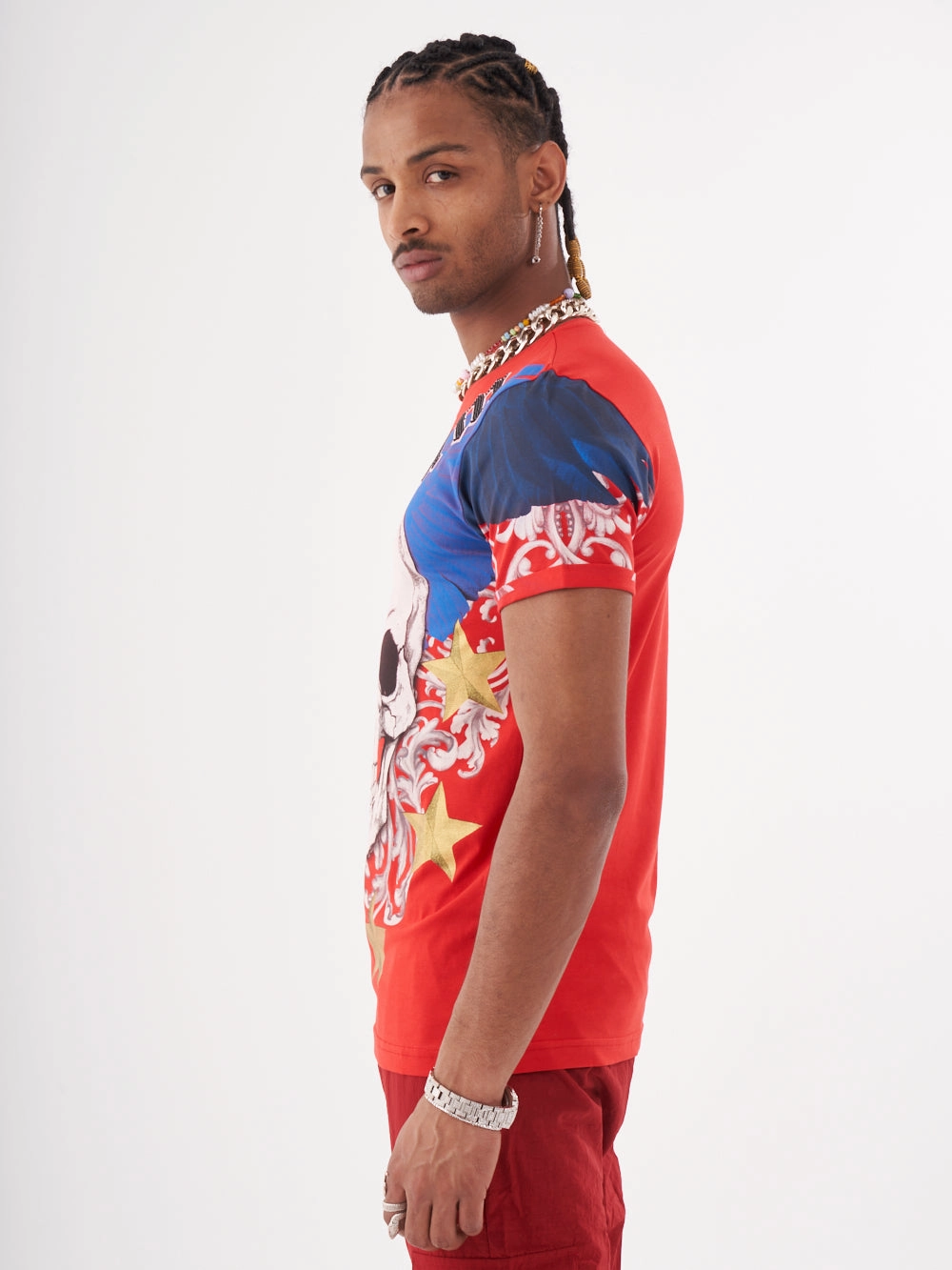 Limited Edition Cotton Blend EUPHORIA T-SHIRT | RED