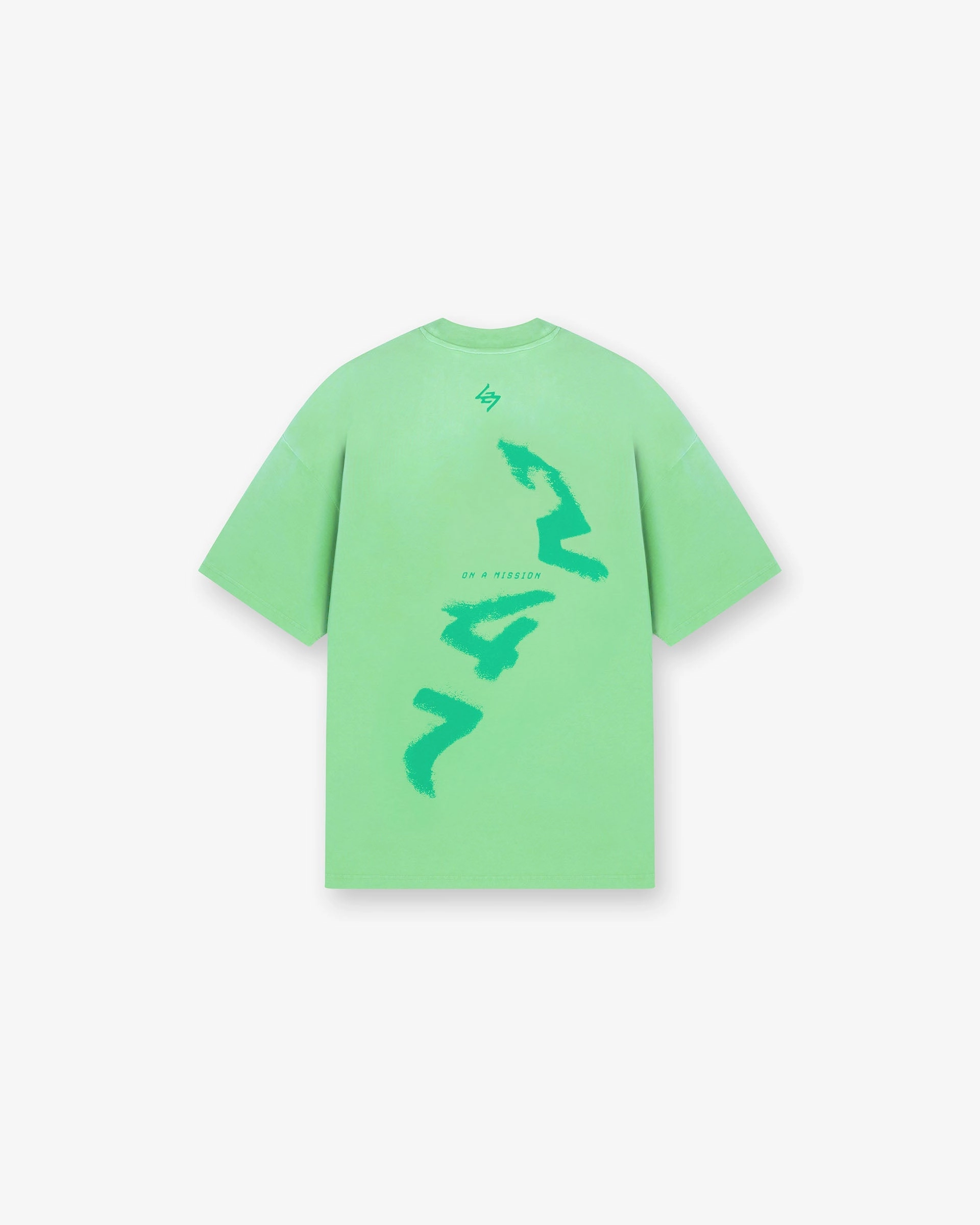 247 Motion Oversized T-Shirt - Speed Green Collared formality Timeless Design