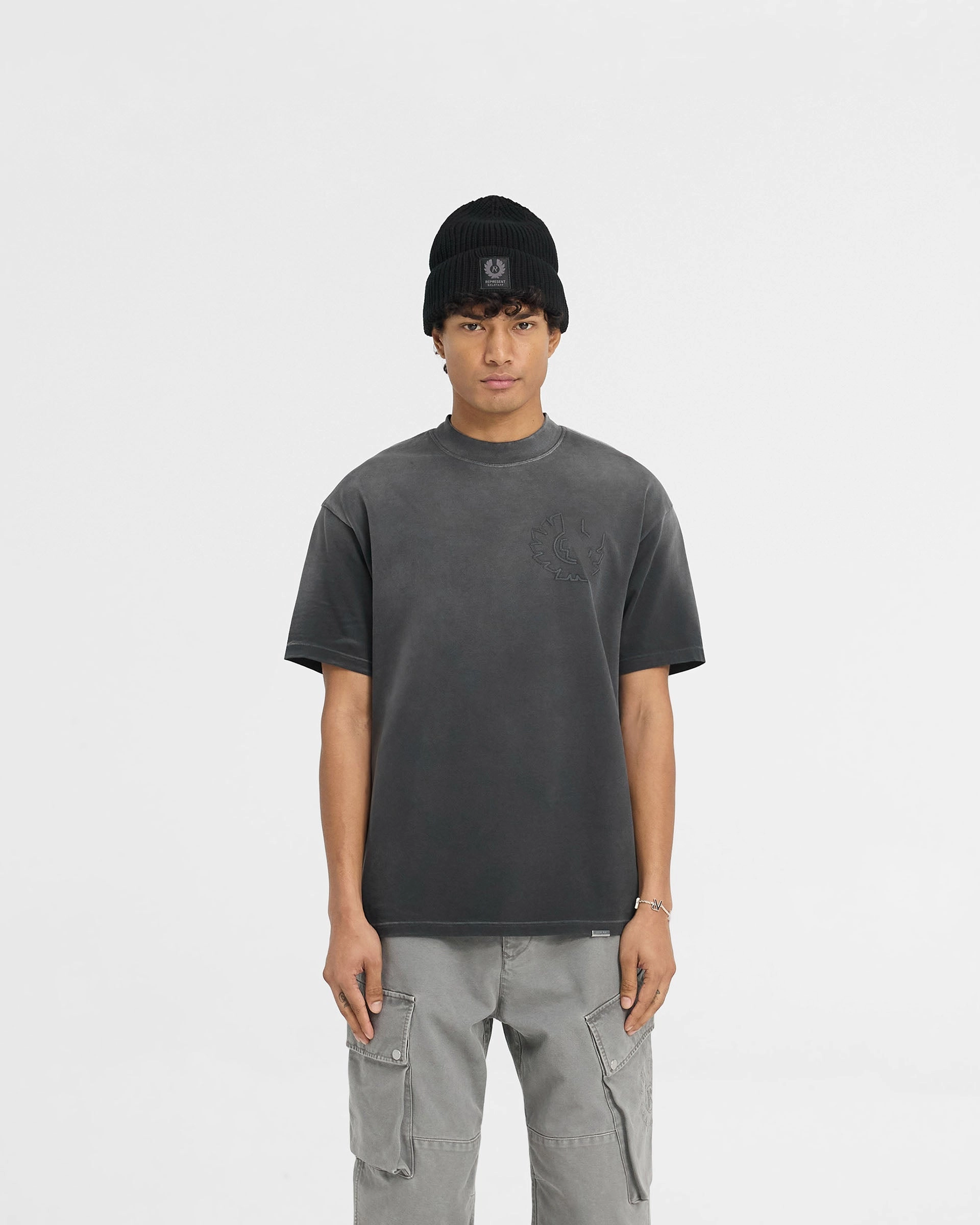 Stylish Fit Smart Fit Represent X Belstaff Outline Phoenix T-Shirt - Shadow