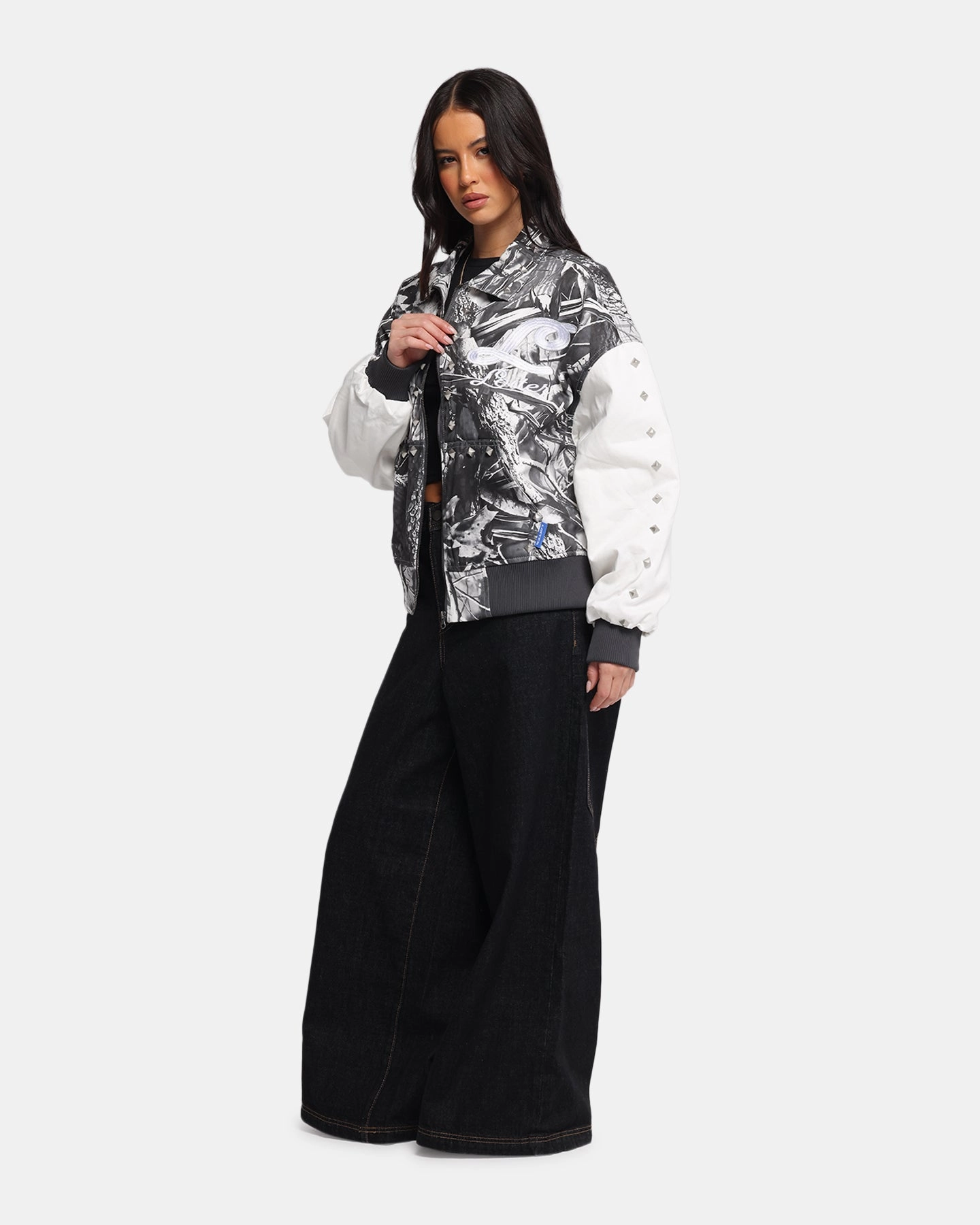 Versatile Layering Piece Loiter Frontier Varsity Jacket Real Tree Camo