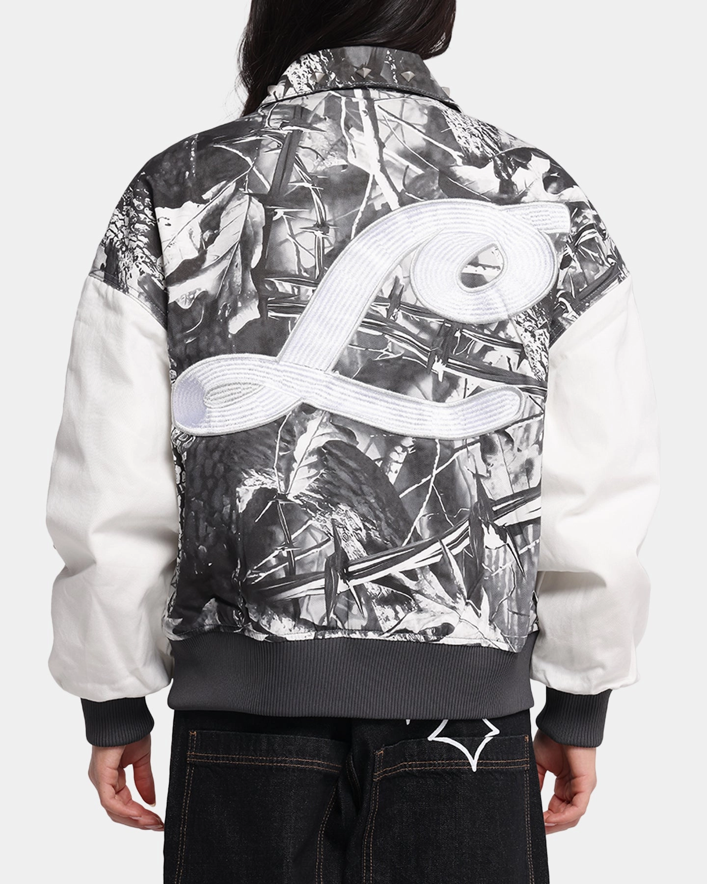 Relaxed Tank Loiter Frontier Varsity Jacket Real Tree Camo