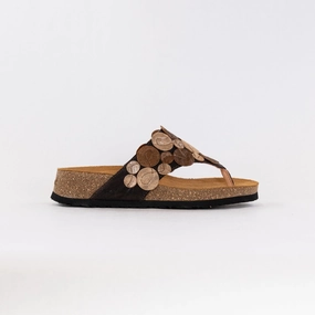 Outfit Friendly Insole Cushion Think Koak Sandal 954 (Women's) - Espresso