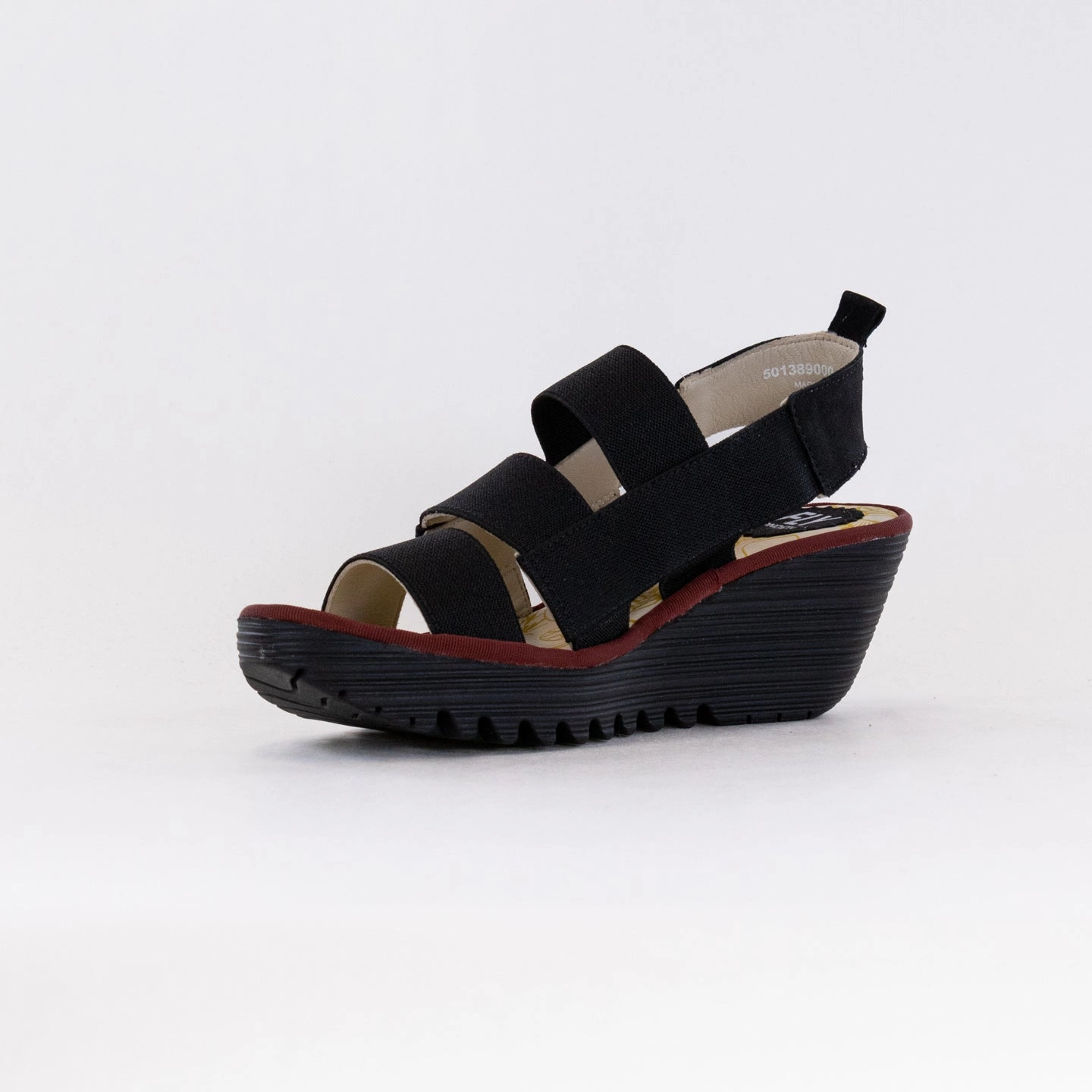 Fly London YERY389FLY (Women's) - Cupido Black Padded Heel