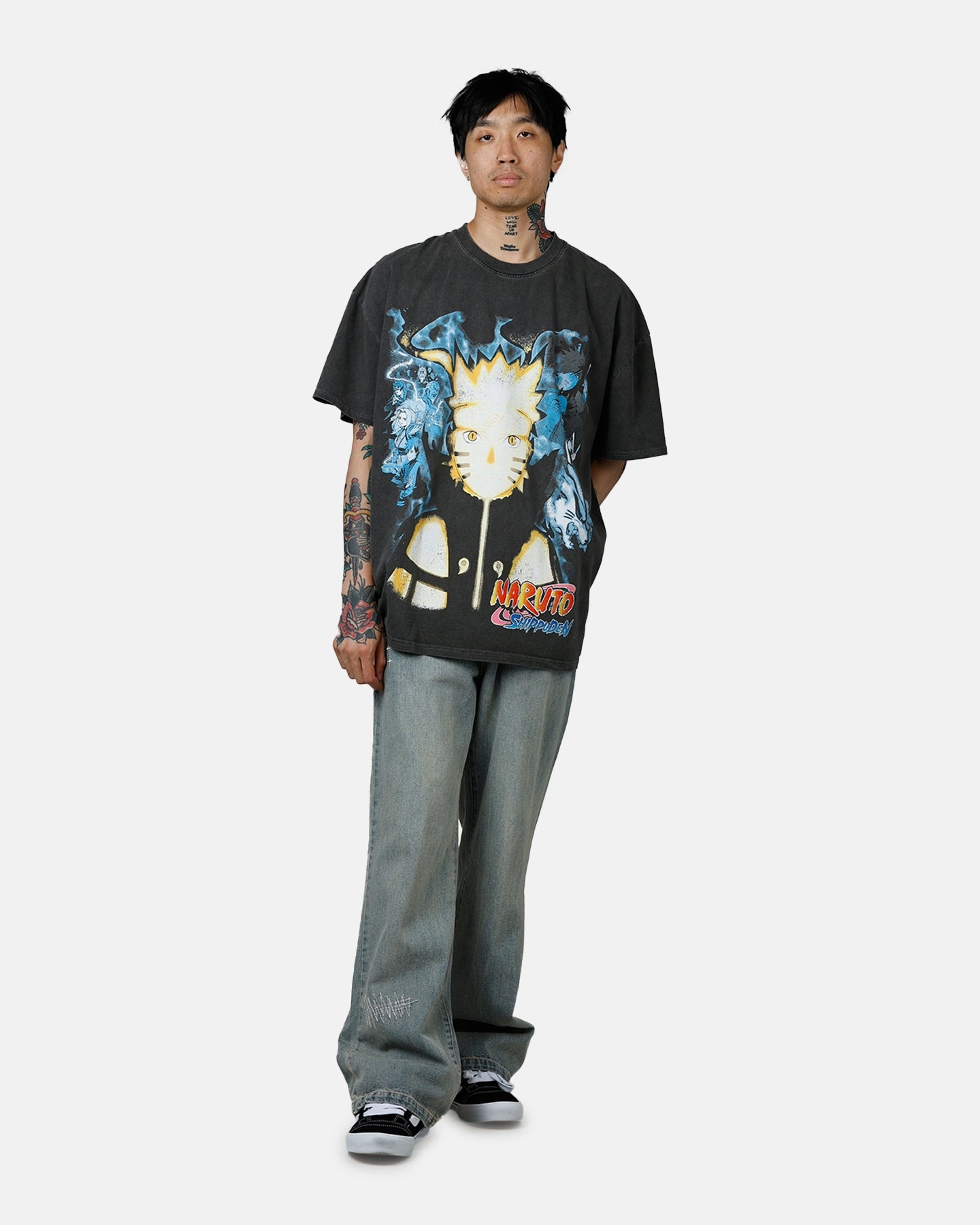 MoistureManagementSystem 73 Studio X Naruto Naruto Shippuden Heavyweight T-Shirt Black Wash