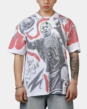 Mitchell & Ness Dennis Rodman Showstopper T-Shirt Red Casual Wear
